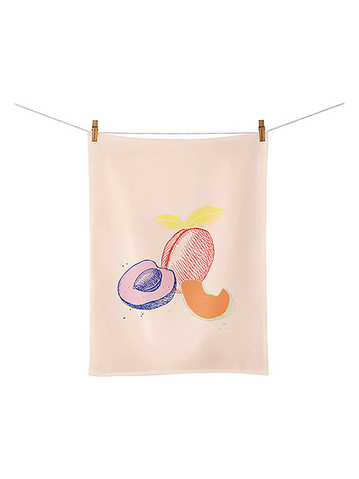 CHIC.MIC | Geschirrtuch 50x70cm Graphic Still Life | rosa